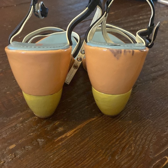 Mui mui Black patent multi colour worn only once. Scuffs as shown in picture - Picture 3 of 6